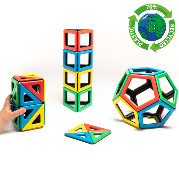 Magnetic Polydron Extra Shapes Set